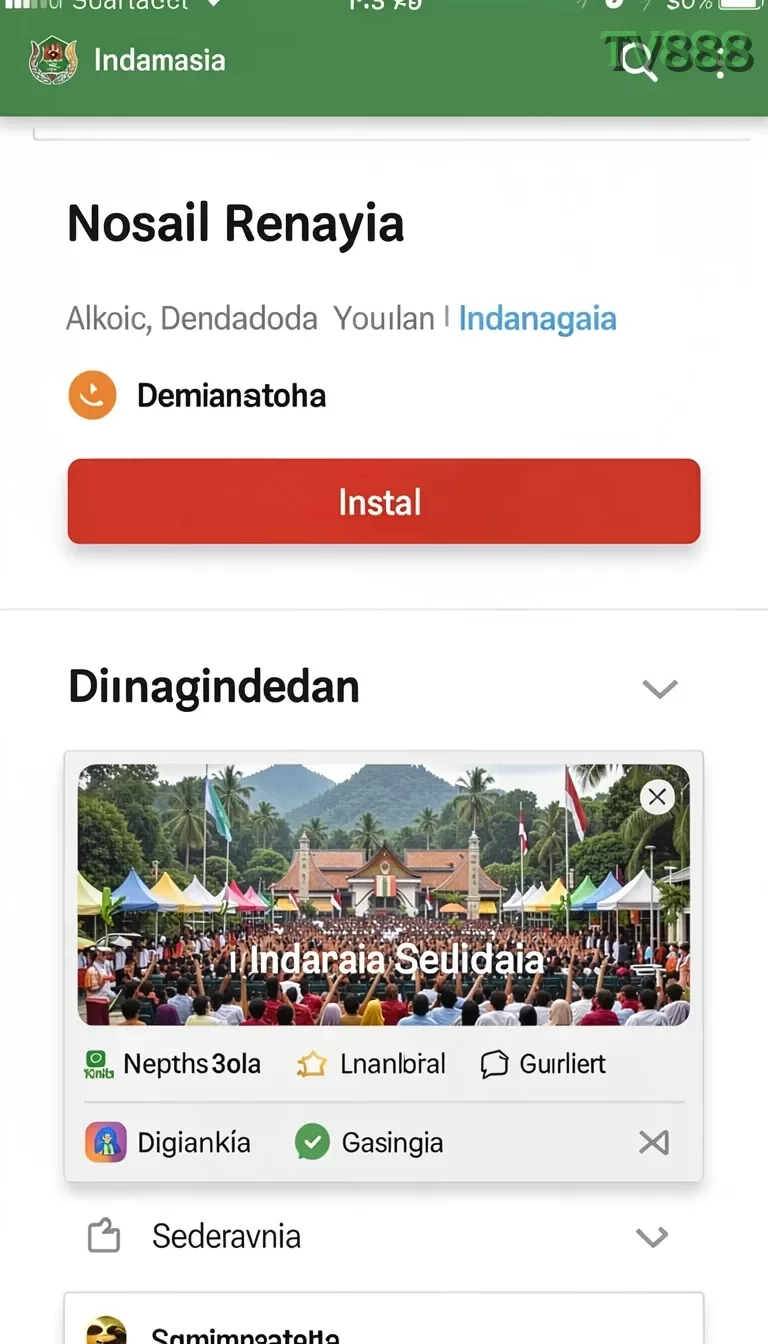 Cuplikan layar PAUS4D — menu navigasi